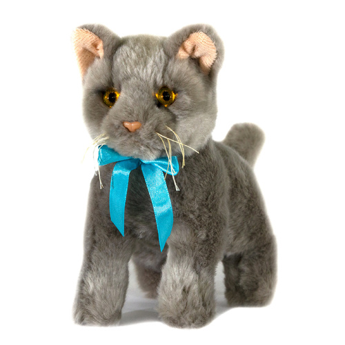 Bocchetta - Sasha Russian Blue or British Shorthair Kitten Plush Toy